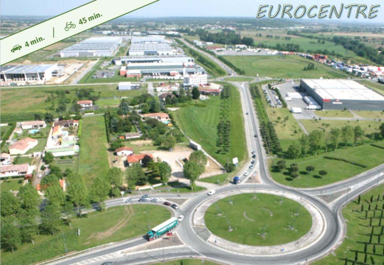 Le Cosy Eurocentre ► Terrasse ► Parking ► Wifi ► 24/24 Leilighet Castelnau-dʼEstrétefonds Eksteriør bilde